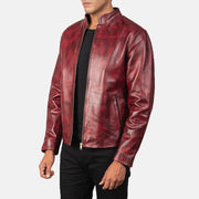 
Alex Nahkainen Biker-takki Miehille – alternate product view 2