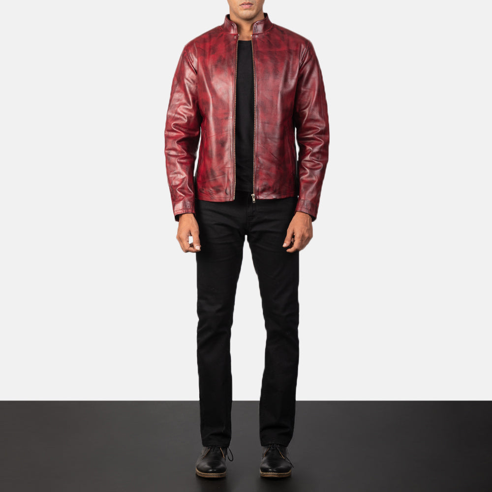 
Alex Nahkainen Biker-takki Miehille – alternate product view 3