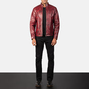 
Alex Nahkainen Biker-takki Miehille – alternate product view 3