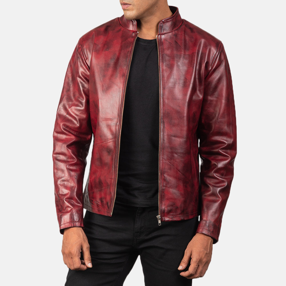 
Alex Nahkainen Biker-takki Miehille – alternate product view 4