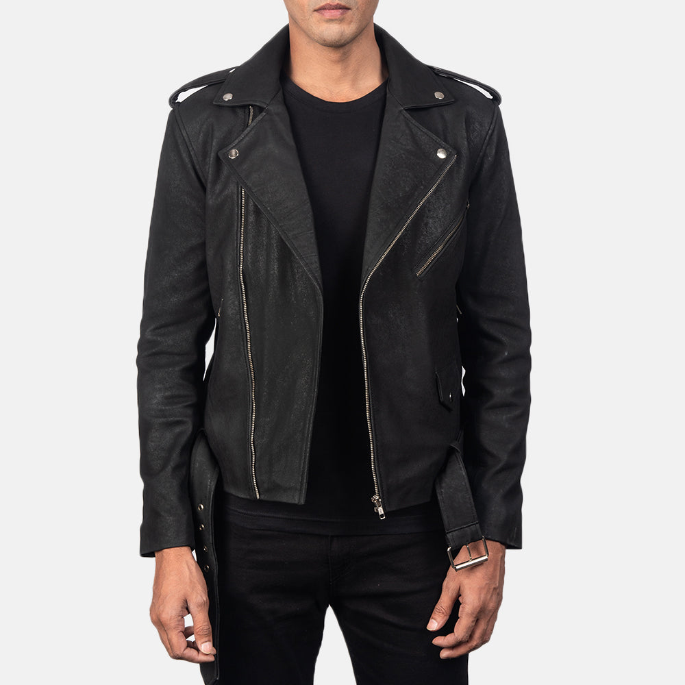 
Allaric Alley Nahkainen Biker-takki Miehille – alternate product view 1
