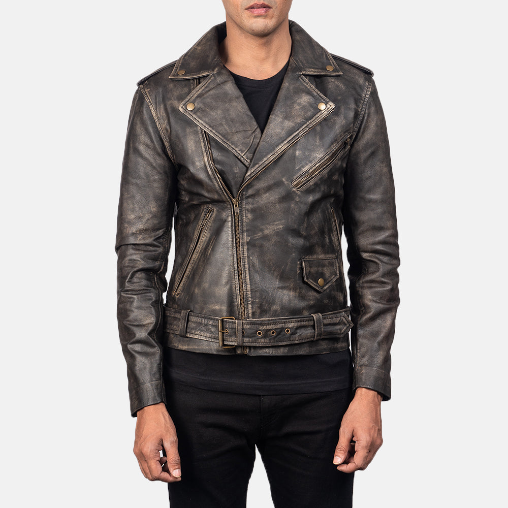 
Allaric Alley Nahkainen Biker-takki Miehille – alternate product view 1