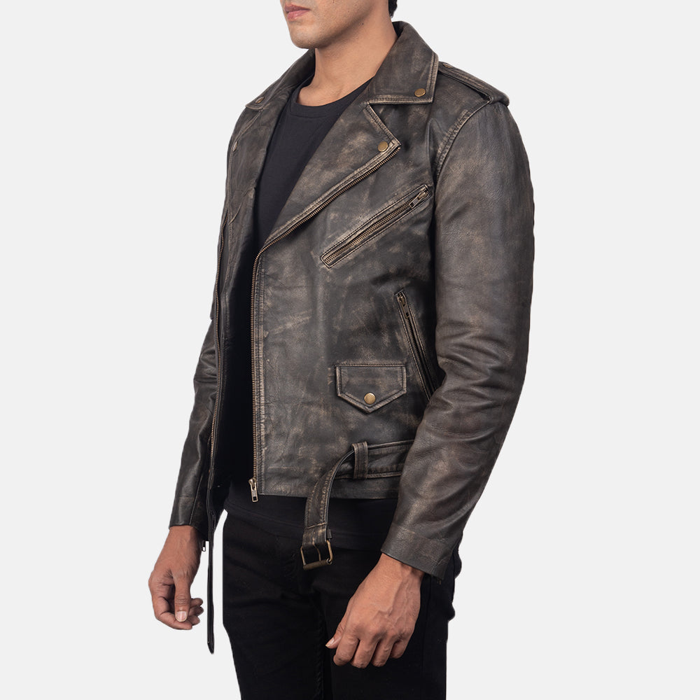 
Allaric Alley Nahkainen Biker-takki Miehille – alternate product view 2
