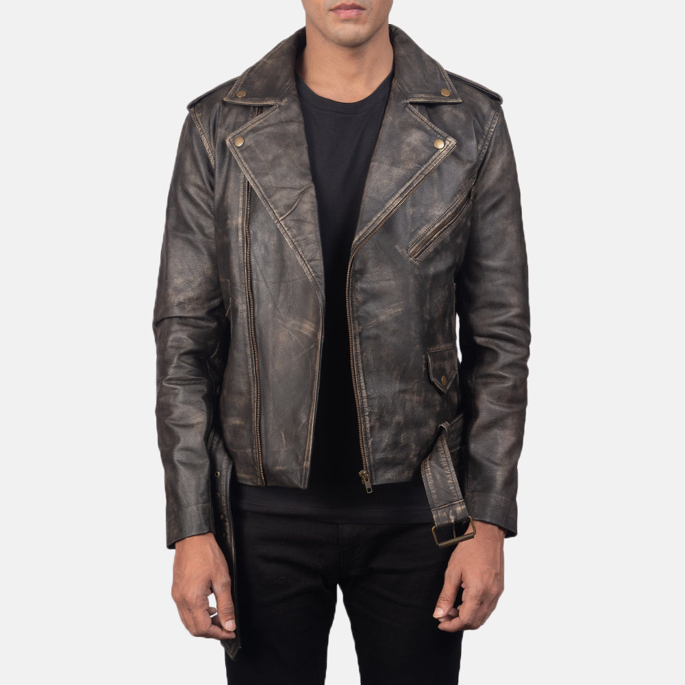 
Allaric Alley Nahkainen Biker-takki Miehille – alternate product view 3
