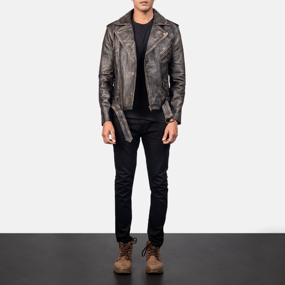 
Allaric Alley Nahkainen Biker-takki Miehille – alternate product view 4