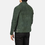 Armand Green Nahkainen Biker-takki Miehille – alternate product view 5