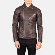 Armand Green Nahkainen Biker-takki Miehille – alternate product view 4