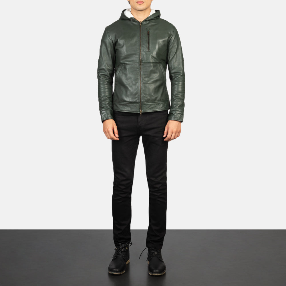 
Baston Nahkainen Pommitakki Miehille – alternate product view 3
