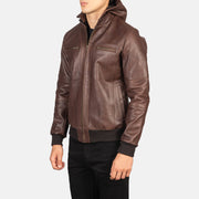 
Bouncer Biz Nahkainen Pommitakki Miehille – alternate product view 2