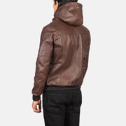 
Bouncer Biz Nahkainen Pommitakki Miehille – alternate product view 5