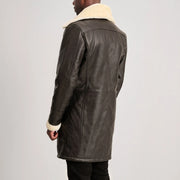 Charles Nahkatakki Pitkä Ruskea Shearling Nahkatakki Pitkä Miehille – alternate product view 5