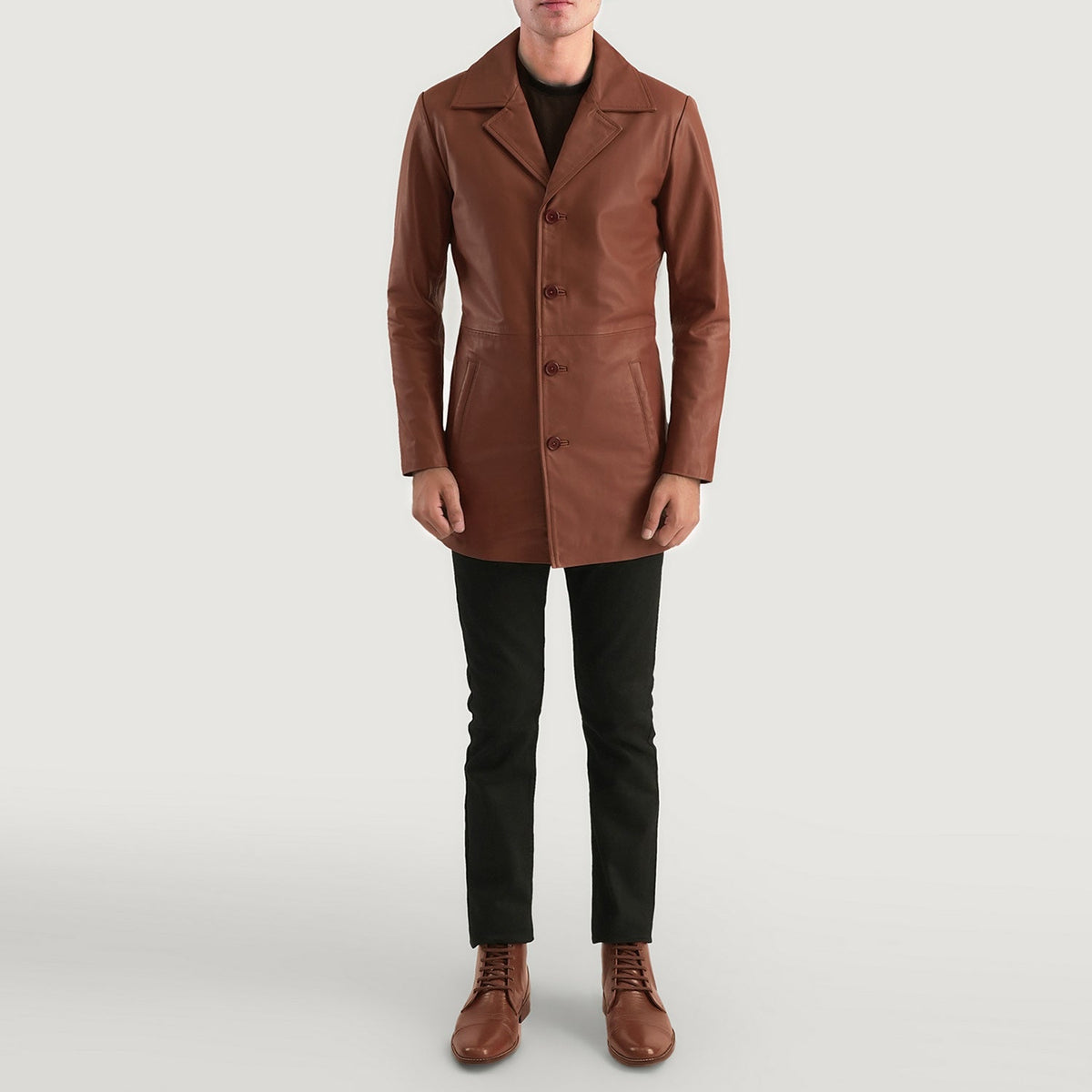 Classmith Nahkatakki Pitkä Miehille – alternate product view 3