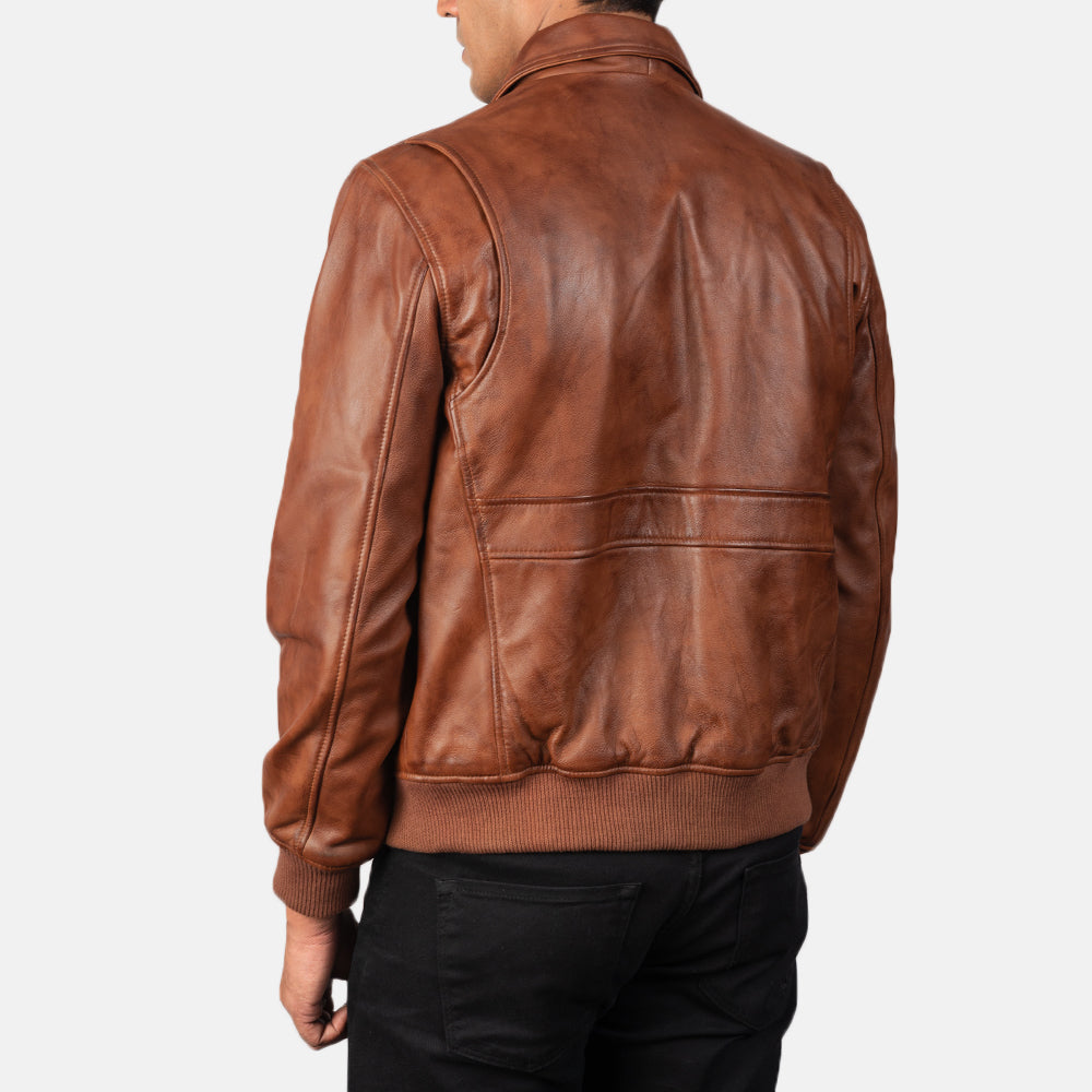 Coffmen Nahkainen Pommitakki Miehille – alternate product view 5