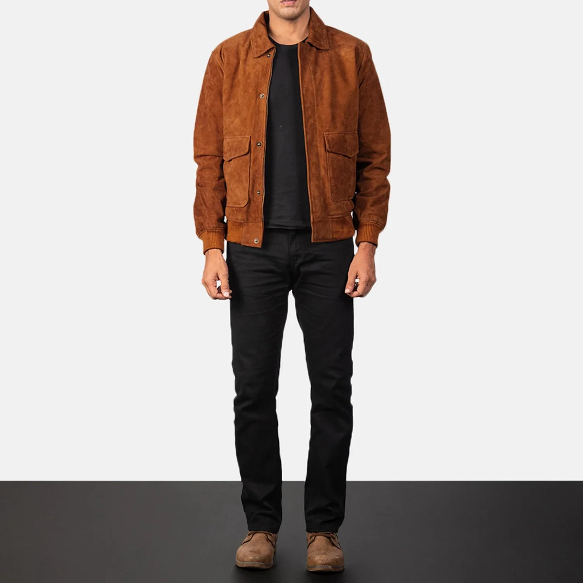 Coffmen Nahkainen Pommitakki Miehille – alternate product view 3