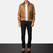 Coffmen Nahkainen Pommitakki Miehille – alternate product view 4