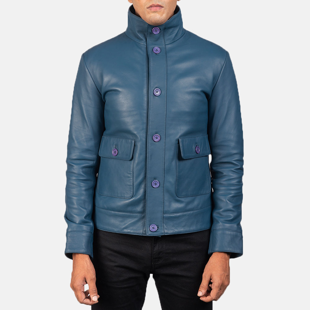 Columbus Nahkainen Pommitakki Miehille – alternate product view 4