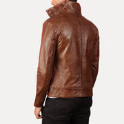 Columbus Nahkainen Pommitakki Miehille – alternate product view 5