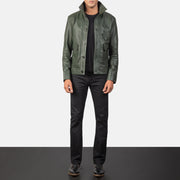 Columbus Nahkainen Pommitakki Miehille – alternate product view 3