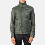 Columbus Nahkainen Pommitakki Miehille – alternate product view 4