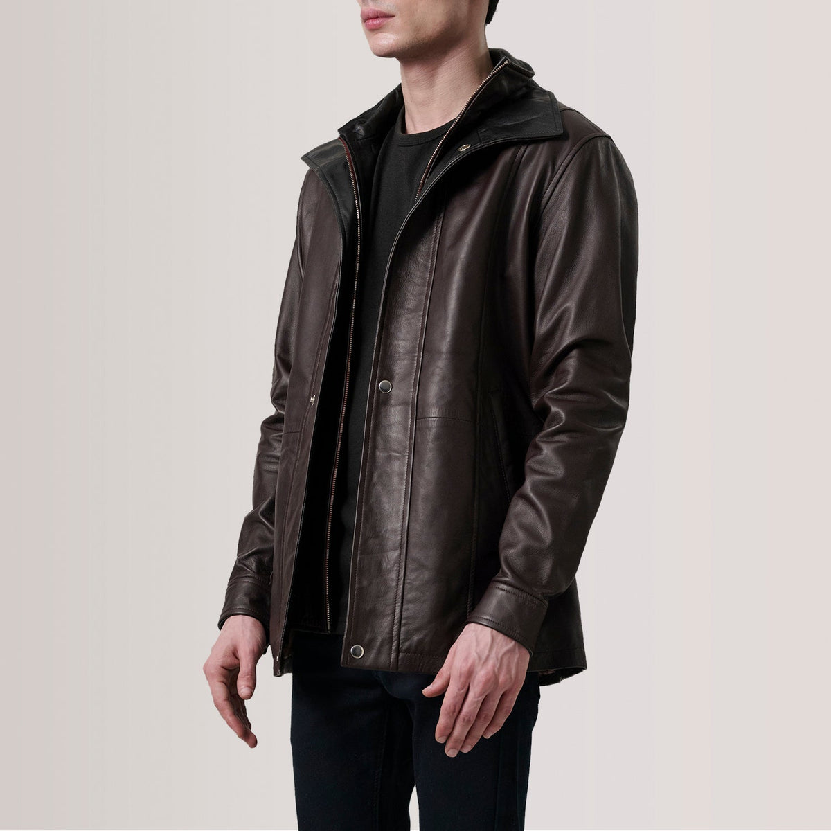 Connor Nahkatakki Pitkä Miehille – alternate product view 3