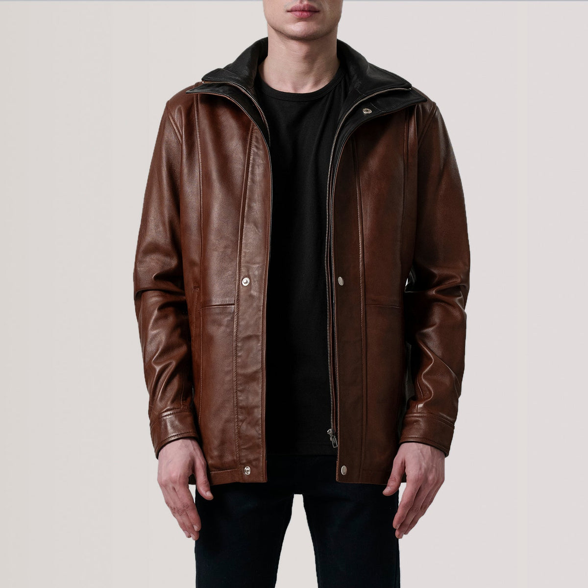 Connor Nahkatakki Pitkä Miehille – alternate product view 1