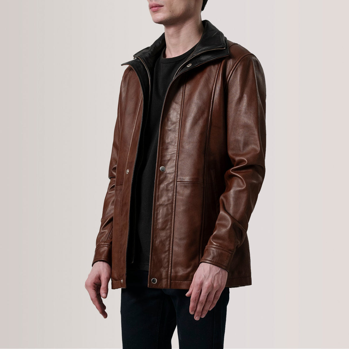 Connor Nahkatakki Pitkä Miehille – alternate product view 3