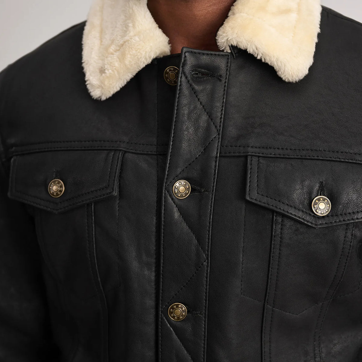 Interior View Showing Fully Faux Fur Lined & Dual Inside Utility Storage Pockets