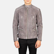 Damian Nahkainen Biker-takki Miehille – alternate product view 4