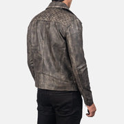 
Danny Tepattu Nahkainen Biker-takki Miehille – alternate product view 6