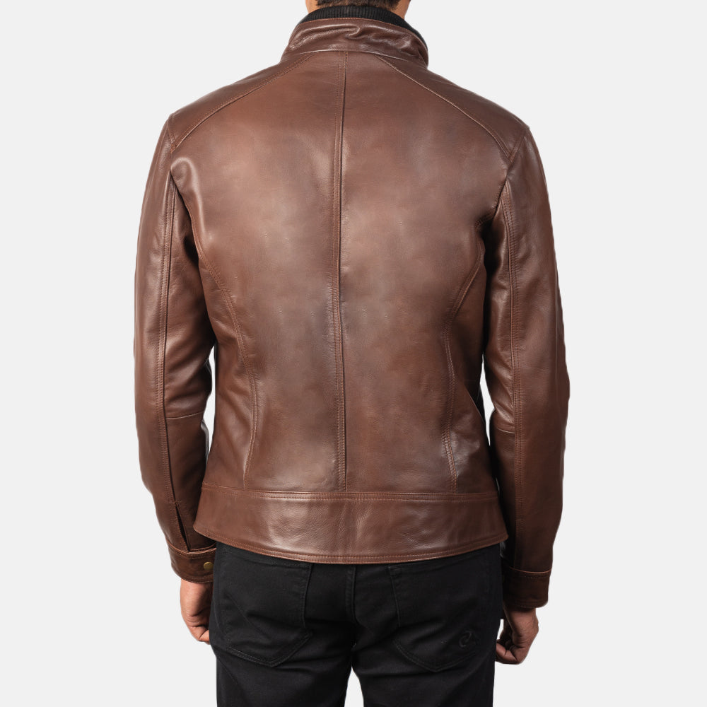 Darren Nahkainen Biker-takki Miehille – alternate product view 5