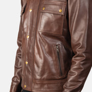 Darren Nahkainen Biker-takki Miehille – alternate product view 6