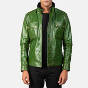 Darren Nahkainen Biker-takki Miehille – alternate product view 1
