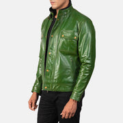 Darren Nahkainen Biker-takki Miehille – alternate product view 2