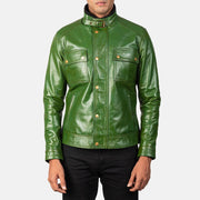 Darren Nahkainen Biker-takki Miehille – alternate product view 3