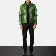 Darren Nahkainen Biker-takki Miehille – alternate product view 4