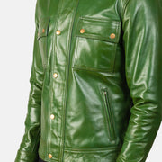Darren Nahkainen Biker-takki Miehille – alternate product view 6