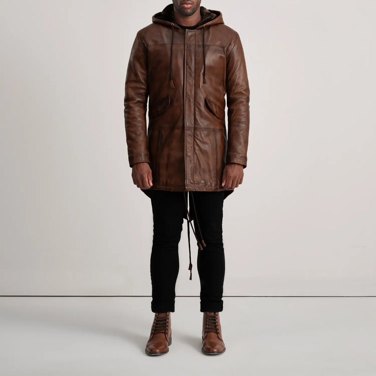 Delvin Nahkatakki Miehille – alternate product view 3