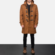 
Drake Khaki Wool Duffle Coat in Khaki Synthetic Wool - Edestä ja räätälöity siluetti | Osta verkosta