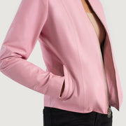 Elixir Collarless Nahkatakki Naisille – alternate product view 6