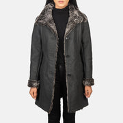 
Erica Shearling Nahkatakki pitkä Naisille – alternate product view 1