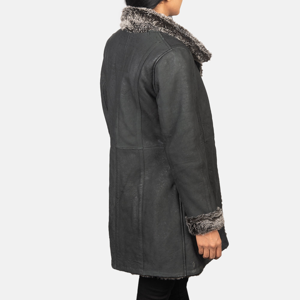 
Erica Shearling Nahkatakki pitkä Naisille – alternate product view 5