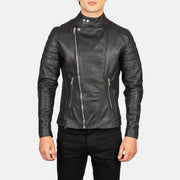 
Yksityiskohtainen lähikuva of Band with Snap Buttons & Zipper Hardware on Faisor Mocha Suede Biker Jacket
