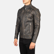 
Fernando Tepattu Nahkainen Biker-takki Miehille – alternate product view 2