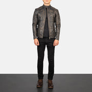 
Fernando Tepattu Nahkainen Biker-takki Miehille – alternate product view 3