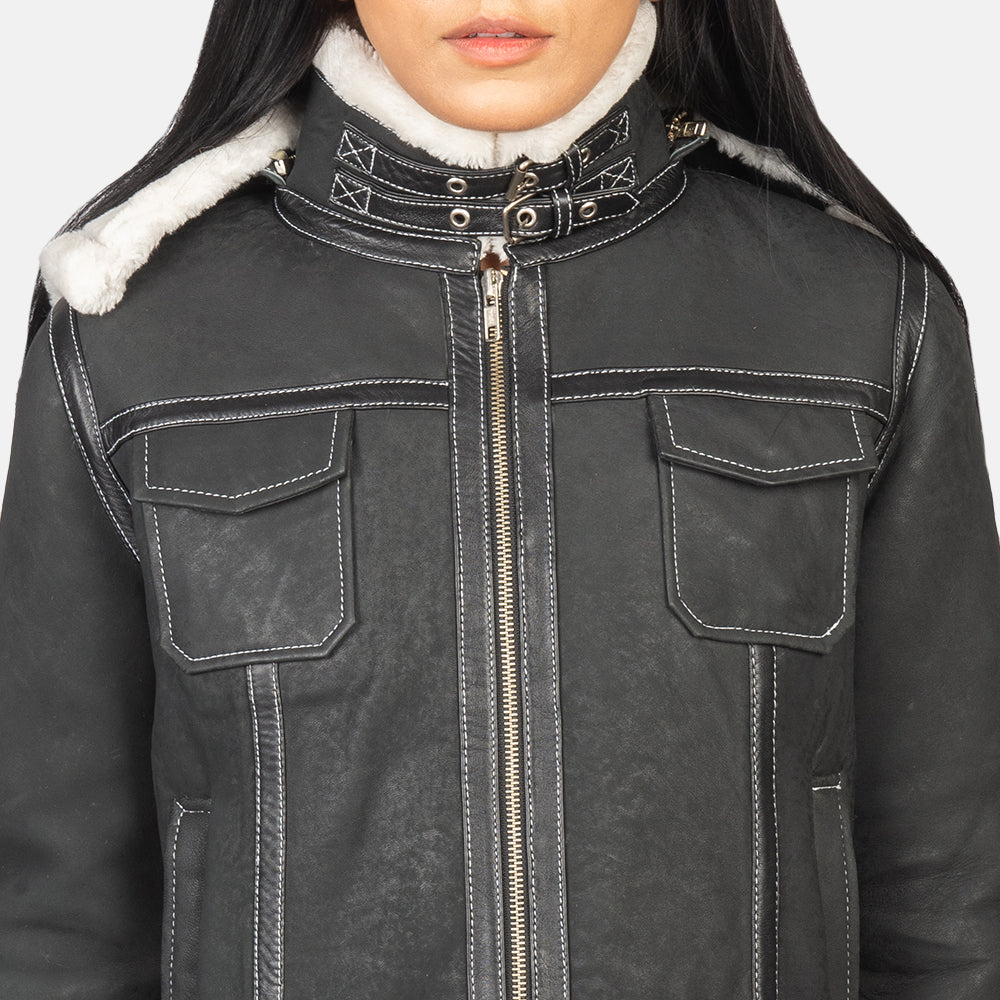 Fiona Hooded Lampaanvuoritakki Naisille – alternate product view 6