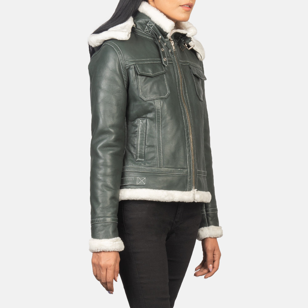 Fiona Hooded Lampaanvuoritakki Naisille – alternate product view 4