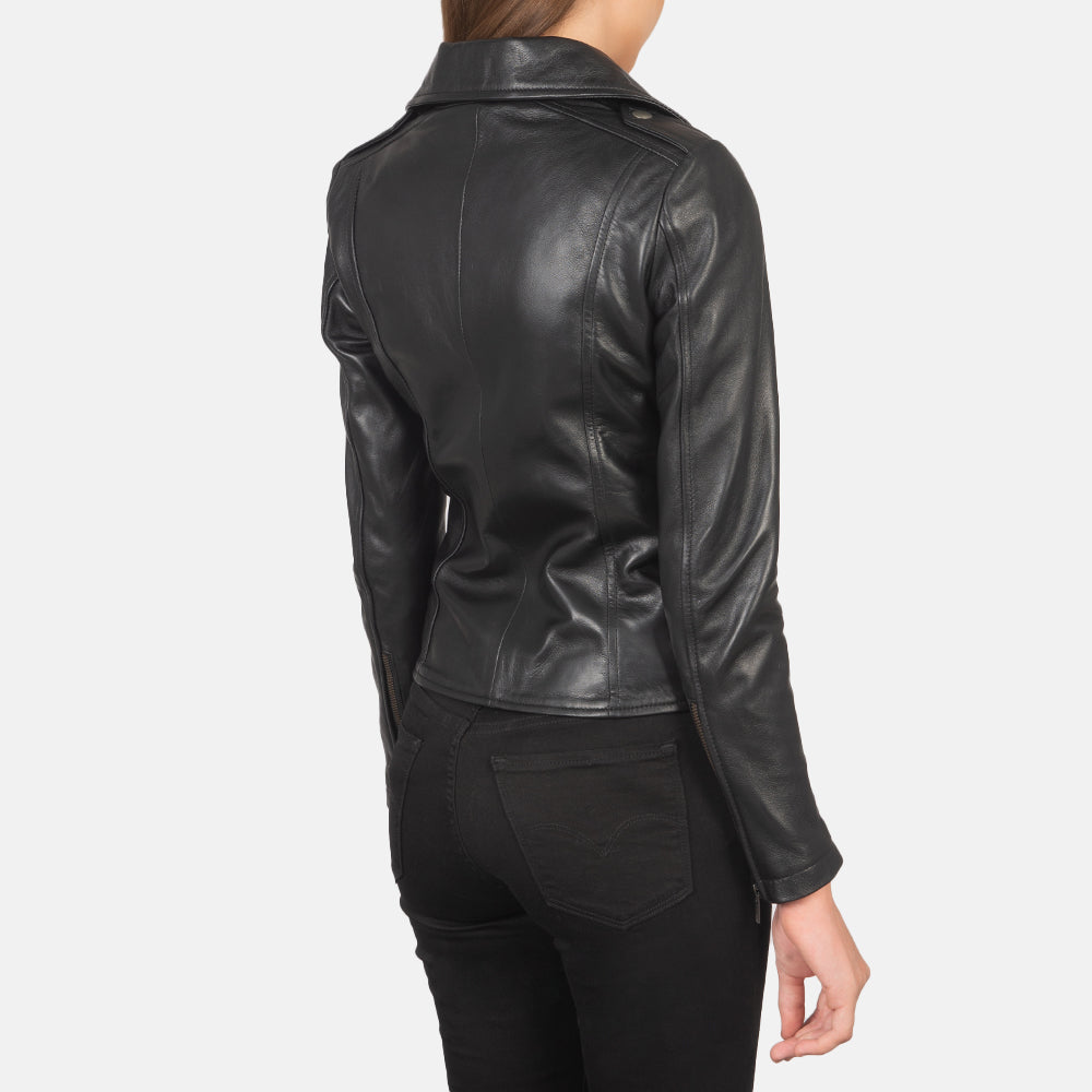 Flashback Nahkainen Biker-takki Naisille – alternate product view 5