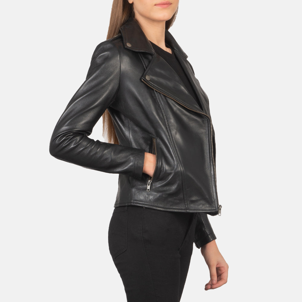 Flashback Nahkainen Biker-takki Naisille – alternate product view 6