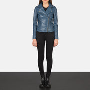 Flashback Nahkainen Biker-takki Naisille – alternate product view 3