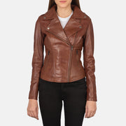 Flashback Nahkainen Biker-takki Naisille – alternate product view 1